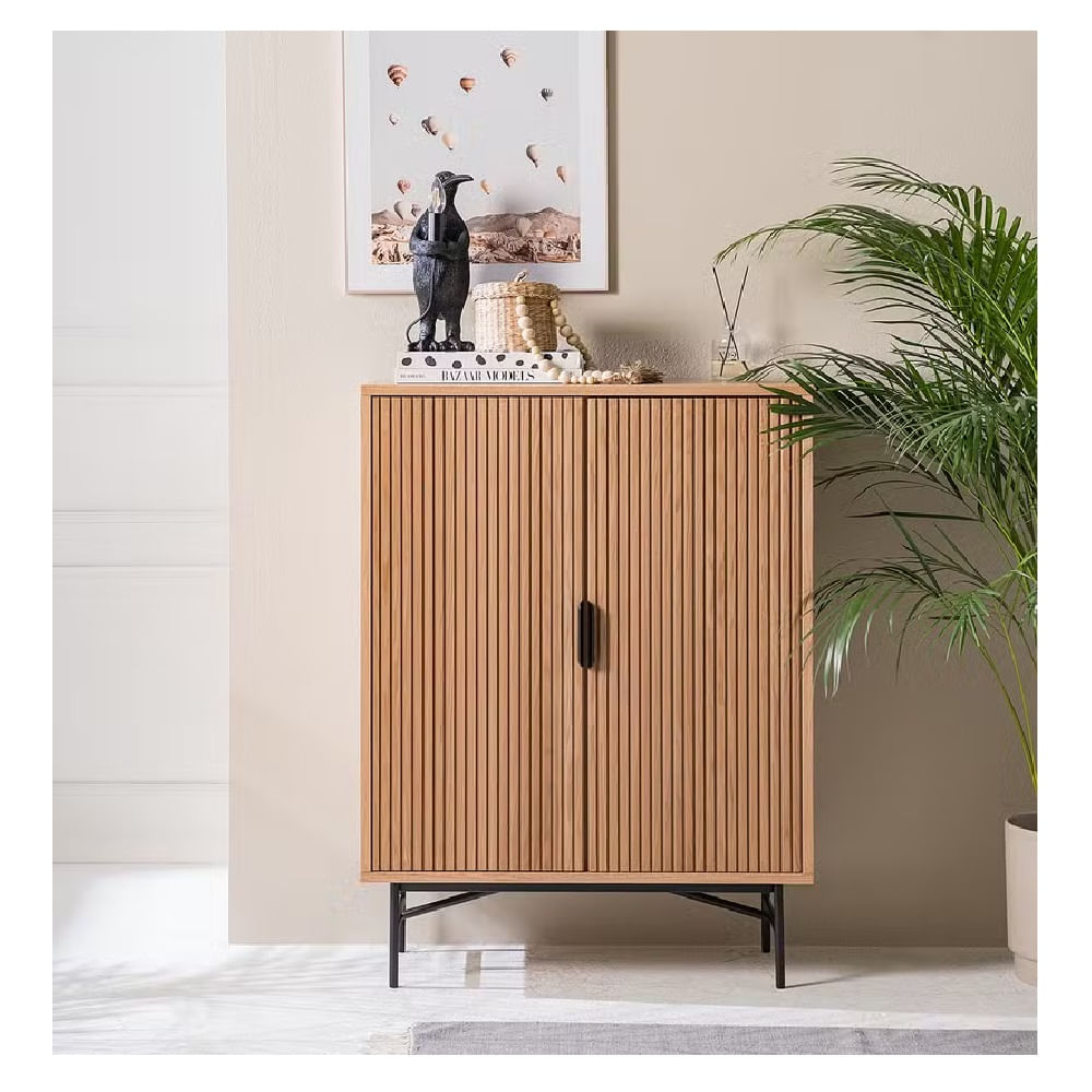 Aparador Moderno Coco Marrón Claro R&R MUEBLES