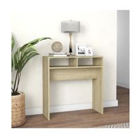 Mesa Consola Recibidor Moderno Manuel Marrón Claro R&R MUEBLES