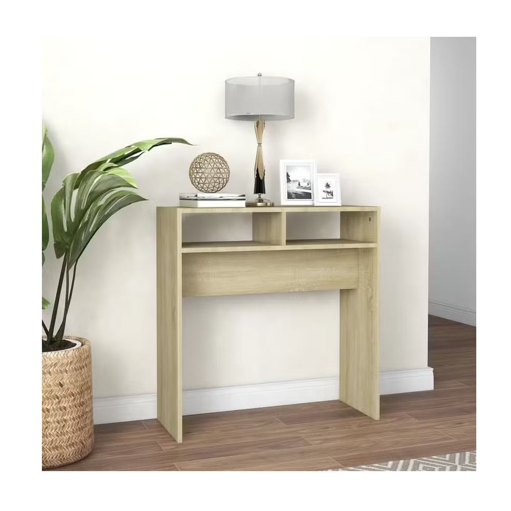 Mesa Consola Recibidor Moderno Manuel Marrón Claro R&R MUEBLES