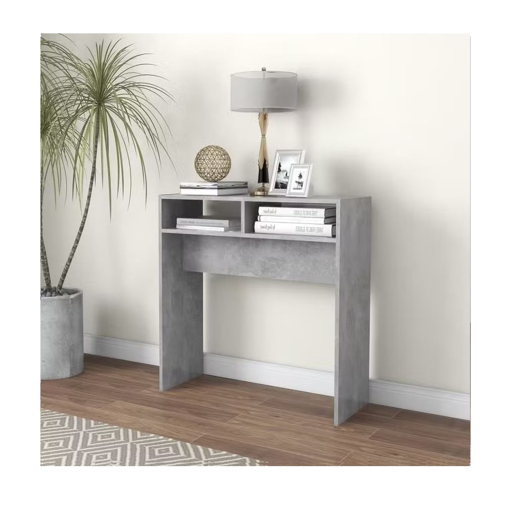 Mesa Consola Recibidor Moderno Manuel Gris R&R MUEBLES