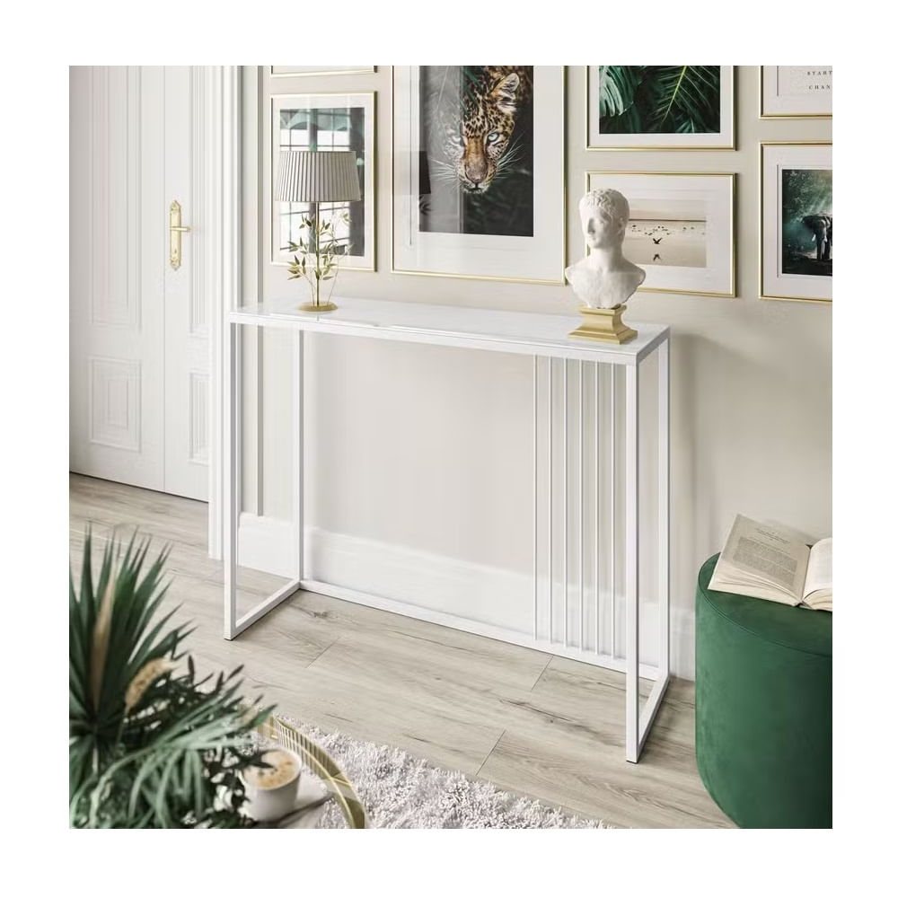 Mesa Consola Recibidor Lenin Blanco R&R MUEBLES