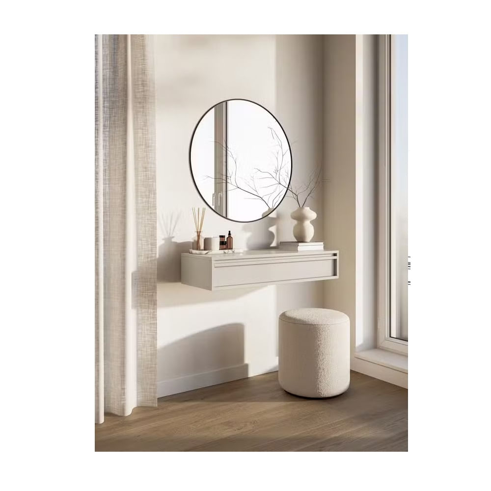 Recibidor Flotante Glady Taupe 1 Cajón R&R MUEBLES