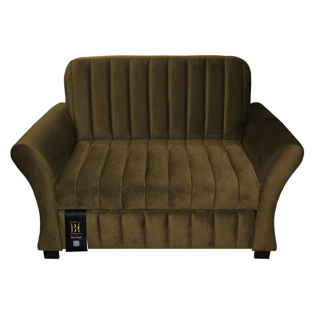 Sofá Cama Baraka Home Vancouber 1.5 Plz Beige Oscuro