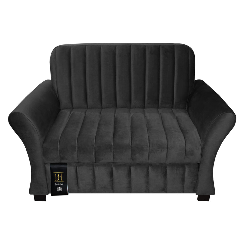 Sofá Cama Baraka Home Vancouber 2 Plz Gris Oscuro