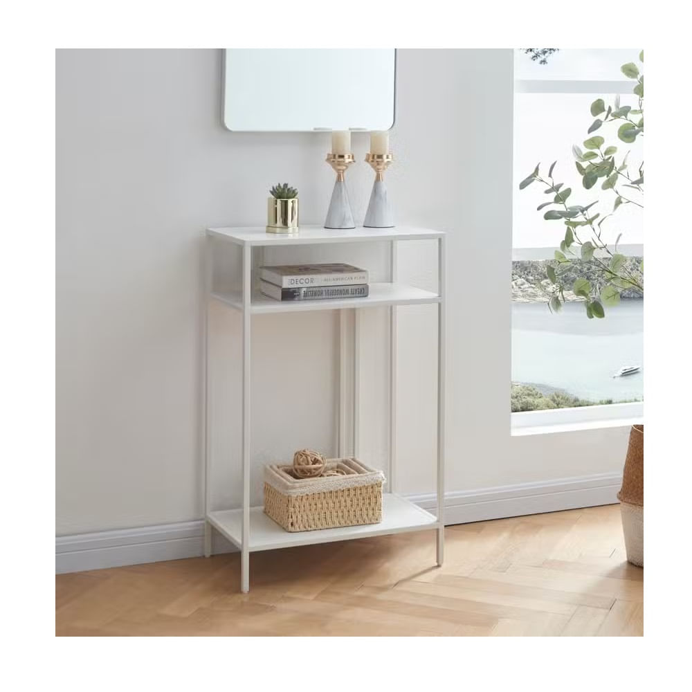 Mesa Consola Recibidor Maju Blanco R&R MUEBLES