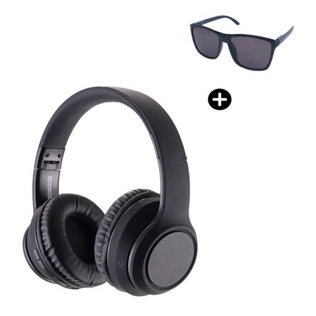 Audifonos Headphones BlackSheep Smoke 2 BT Black + Lentes Audifonos Headphones BlackSheep Smoke 2 BT Black + Lentes