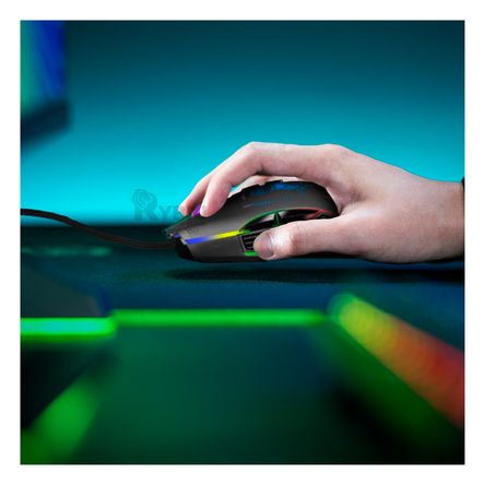 Mouse Portatil con Luces LED en Color Negro Y+Agendita Mouse Portatil con Luces LED en Color Negro Y+Agendita