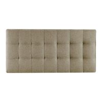 Cabecera Box Weymi 2 Plazas Cuadros - Beige Oscuro