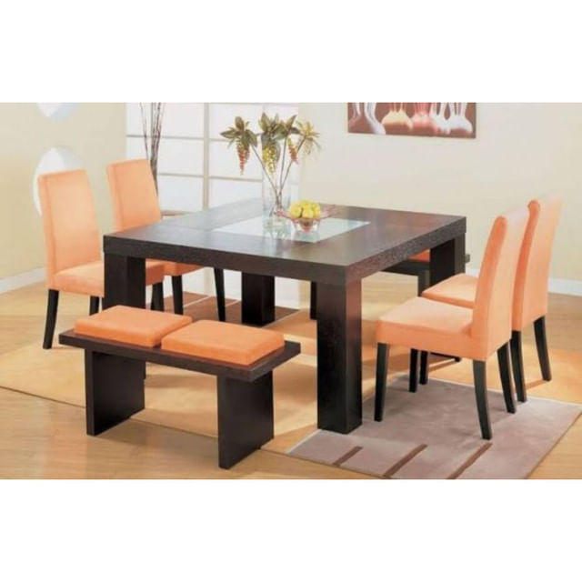 Comedor Mobiliari + 4 Sillas Jiso + 2 Banquetas