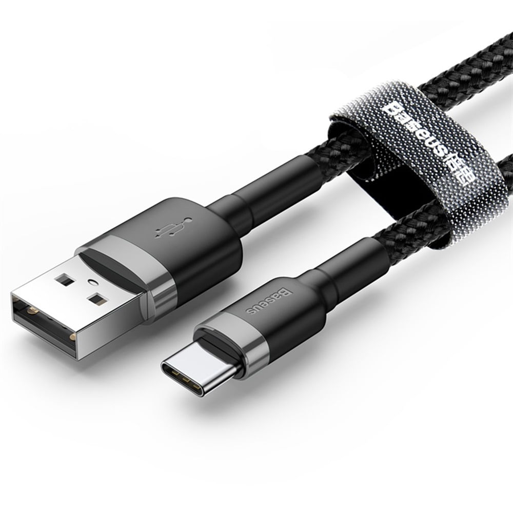 Cable Carga Rápida, USB-A a USB-C, Baseus, 2A, 480 Mbps Cable Carga Rápida, USB-A a USB-C, Baseus, 2A, 480 Mbps