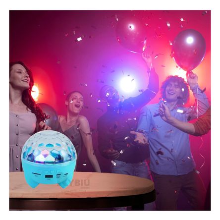 Proyector Versatil y Divertido para Discoteca Color Celeste Proyector Versatil y Divertido para Discoteca Color Celeste