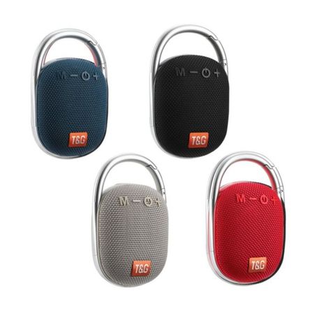 Parlante Altavoz Clip con gancho Portatil Rojo