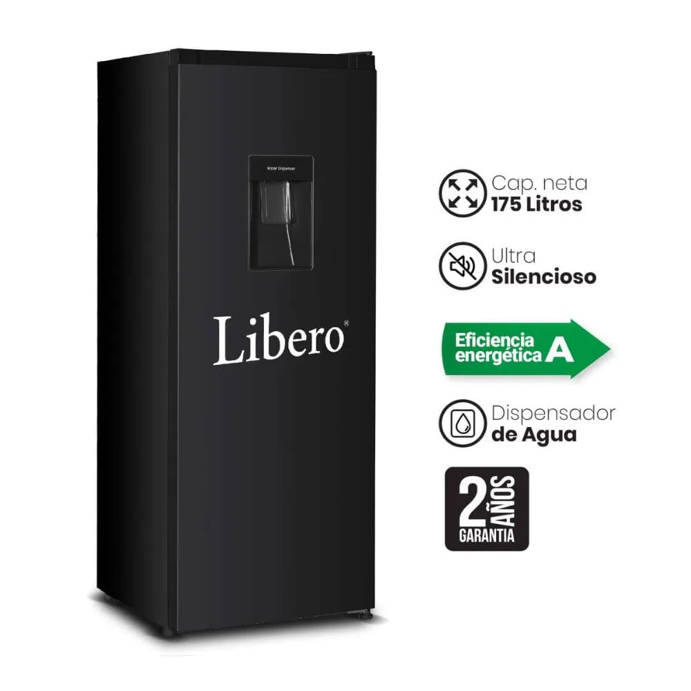 Refrigeradora de 175 Lts con Dispensador de Agua Libero LROD-190DFIWN ...