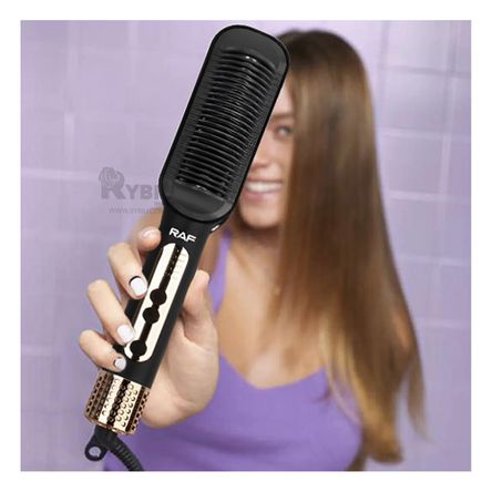 Peine Alisador para Cabello Liso y Riso de Color Negro Peine Alisador para Cabello Liso y Riso de Color Negro