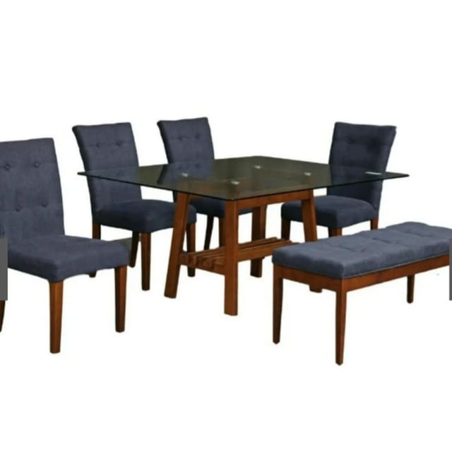 Comedor Mobiliari + 4 Sillas Savona + Banqueta