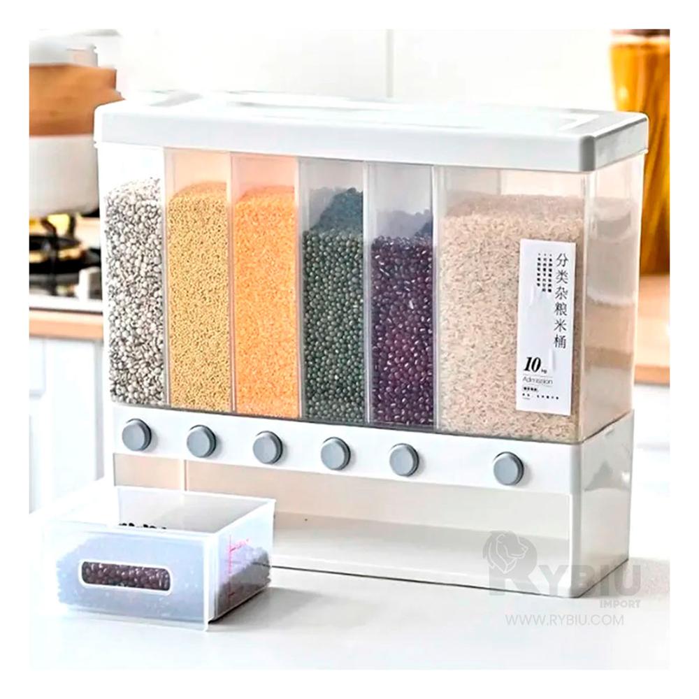 Dosificador de Legumbres de 10kg Blanco Y+Gift MiniAgenda