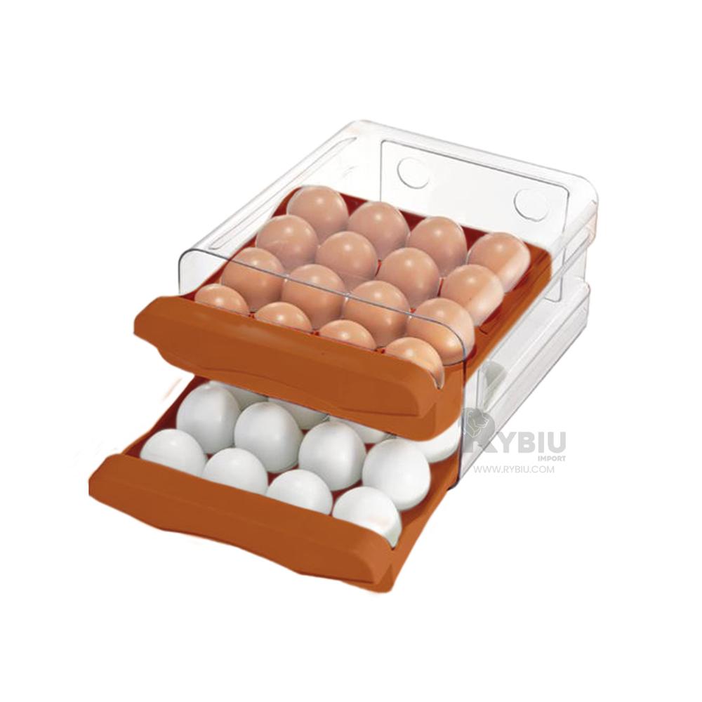 Estante Apilable de Huevos en Anaranjado Y+Regalo Agendita