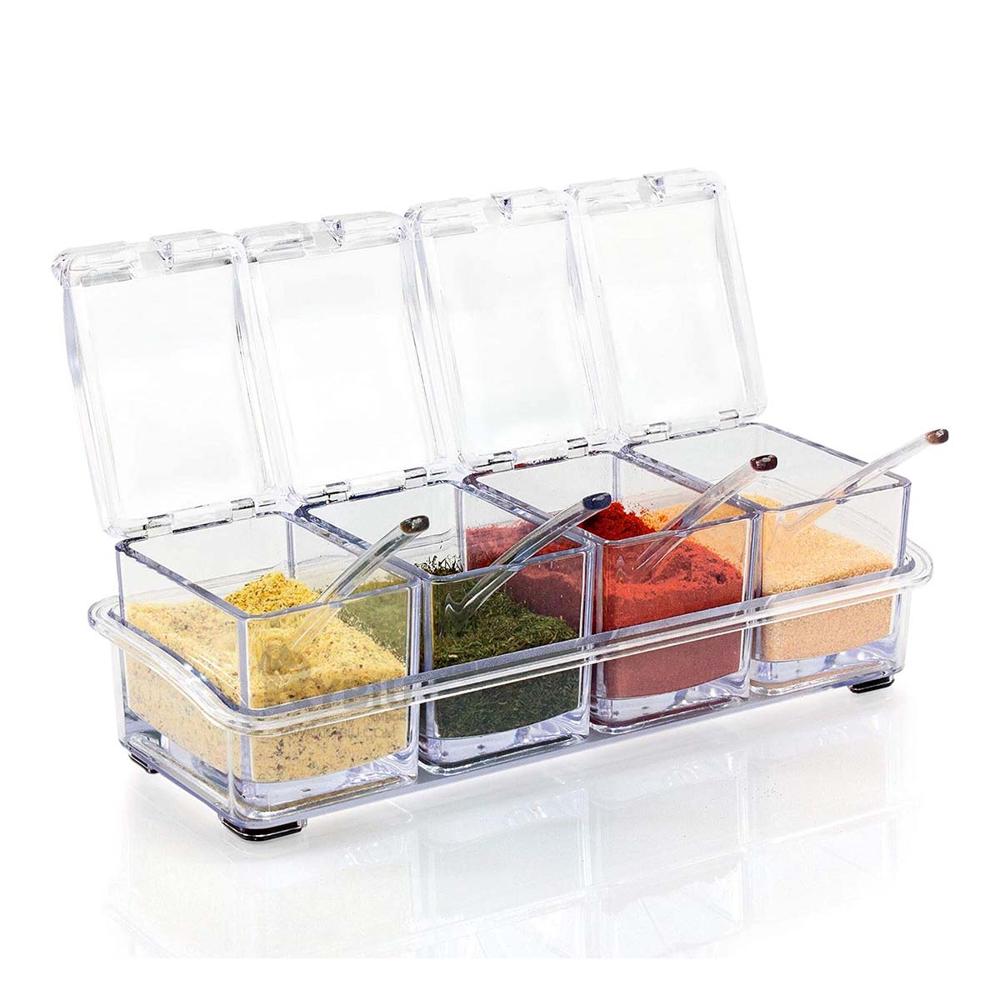 Organizador con Cucharita Set 4 Y+Regalo Ligas para Peinar