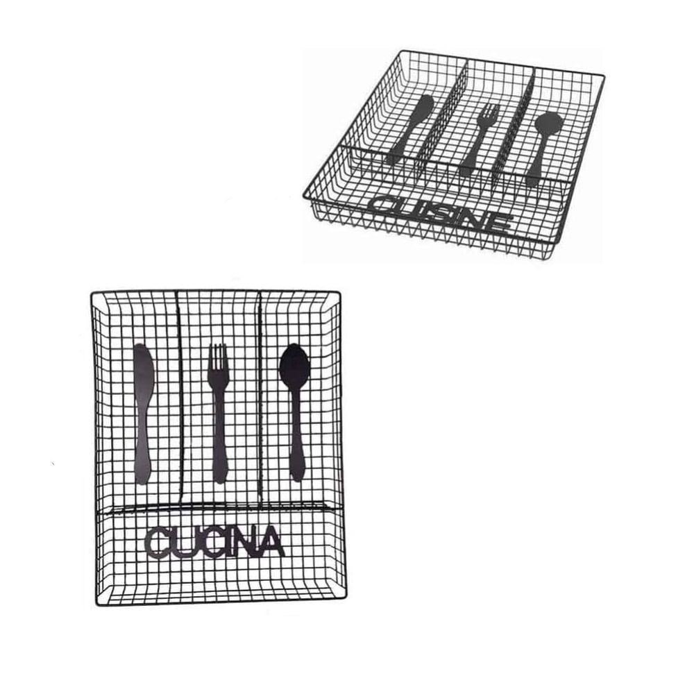 Organizador de Metal para Cubiertos