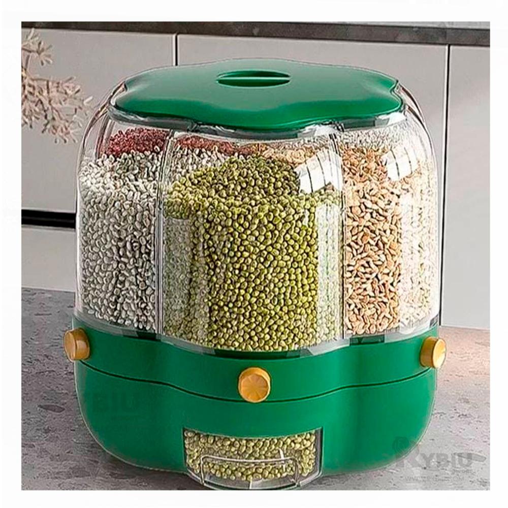Dosificador Moderno para Cocina de 6kg Verde Y+Gift Stickers