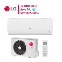 Aire Acondicionado LG Split De 12000 BTU Convencional Frío Solo