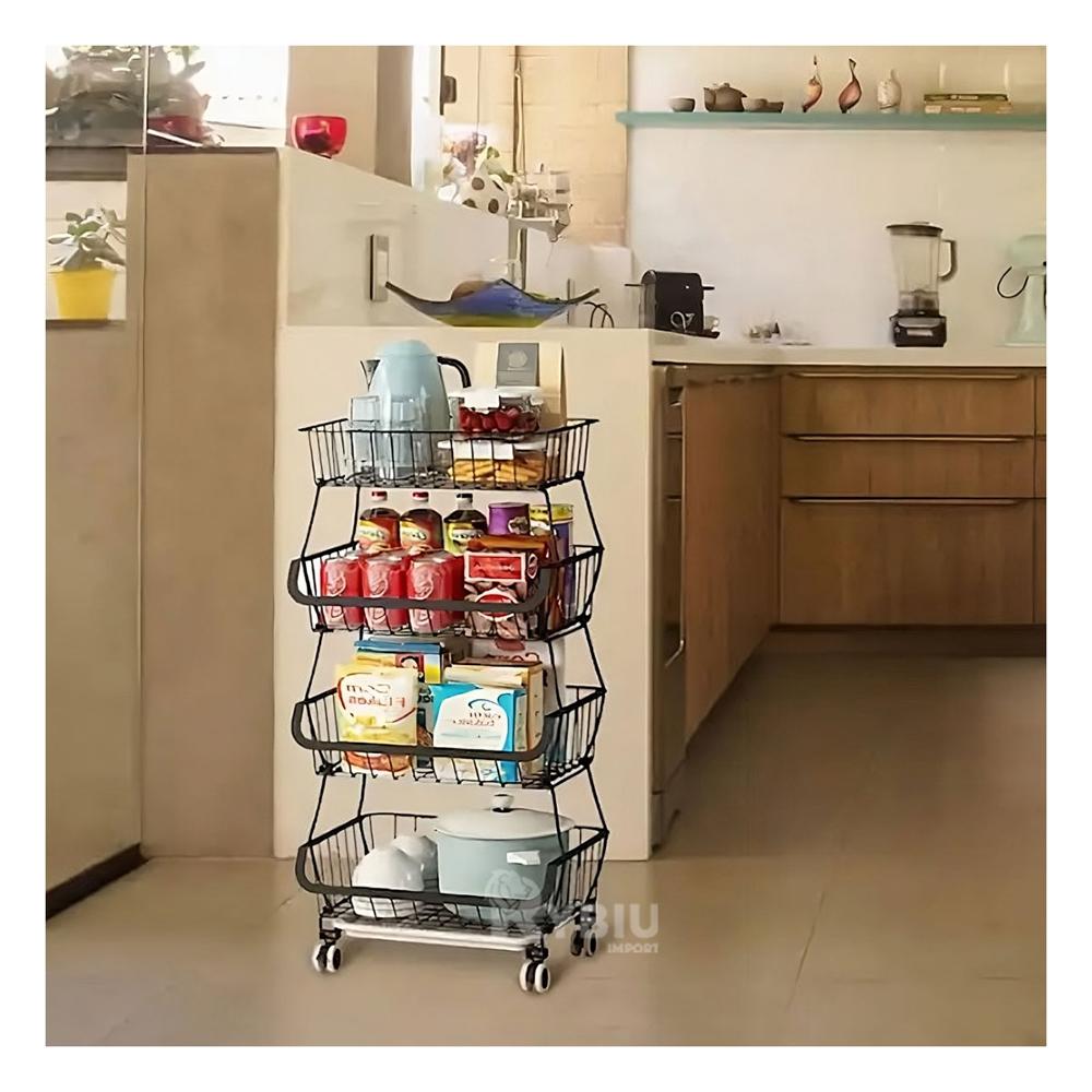 Estante para Guardar Alimentos en Negro Y+Regalo Stickers