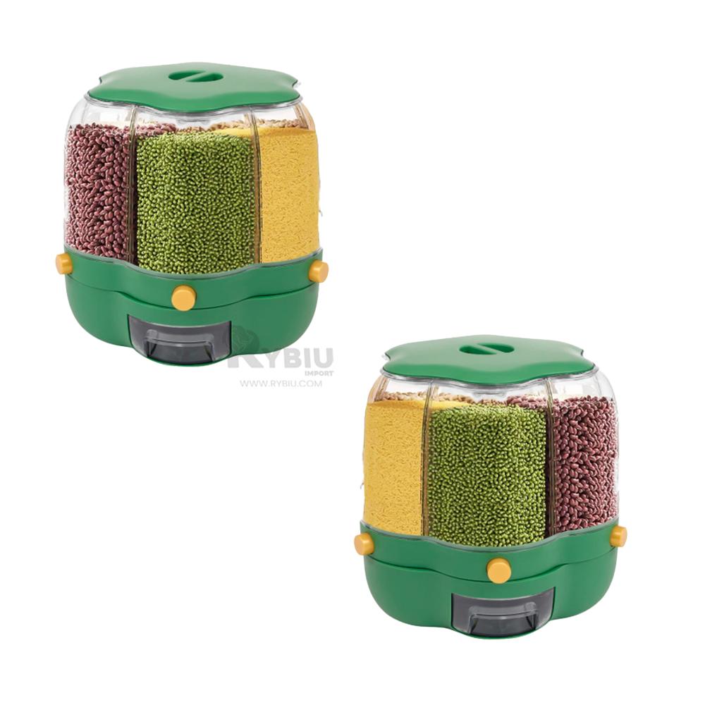 Dispensador Practico para Legumbres 6kg Verde Y+Papel de Regalo