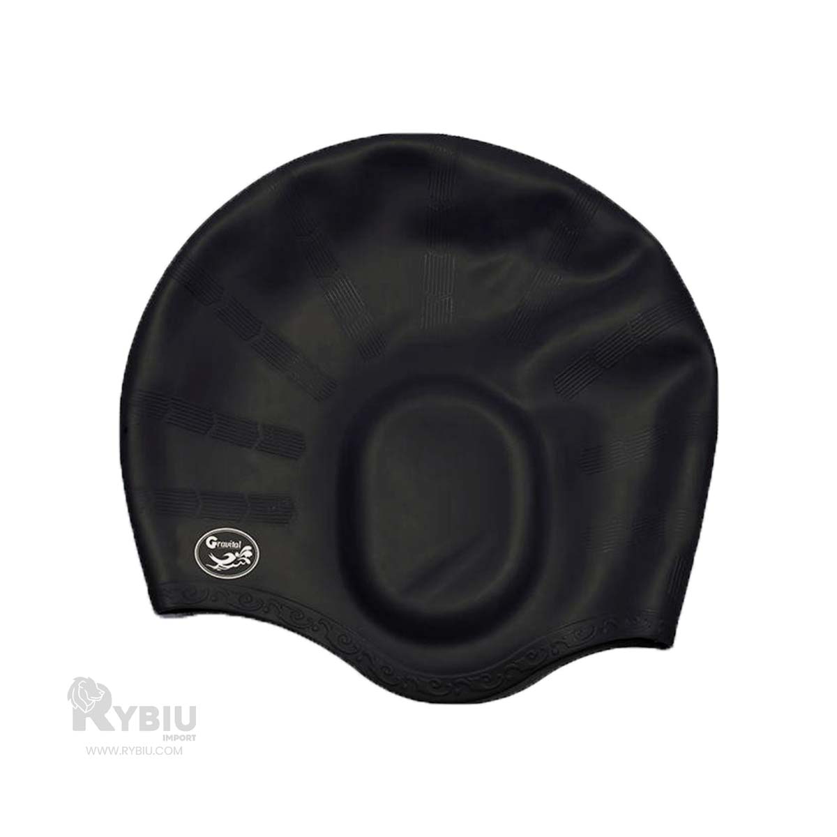 Casco Moderno en Color Negro Y+Ligas de Regalo