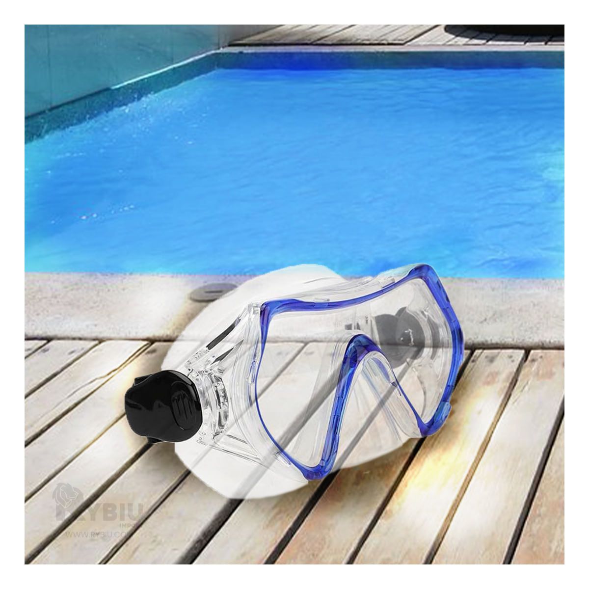 Anteojos para Natacion en Color Azul Y+Post-it adhesivos