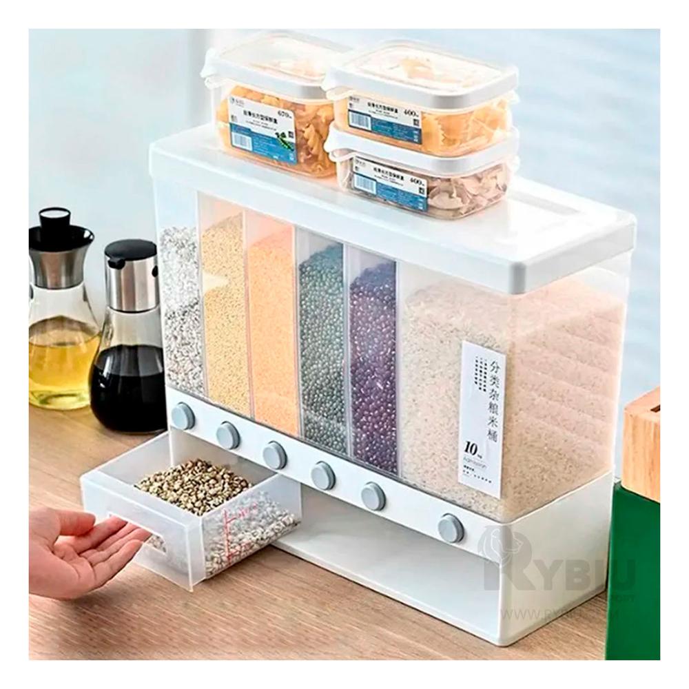 Dispensador Versatil para Casa 10kg Blanco Y+Papel de Regalo