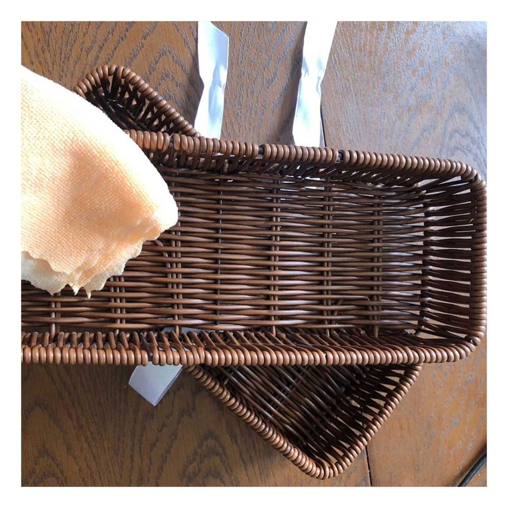 Cesta Moderna de Almacenamiento en Color Marron Y+Stickers Cesta Moderna de Almacenamiento en Color Marron Y+Stickers