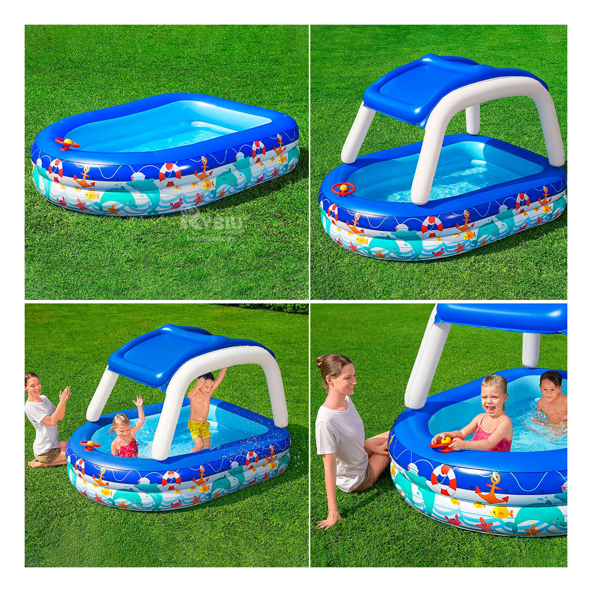 Pileta Divertida Forma Capitan del Mar Y+Ligas de Regalo