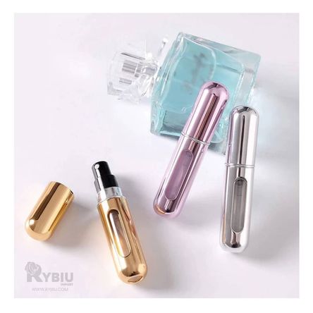 Atomizador con Ventana Visual Perfume Multicolor Y+Stickers