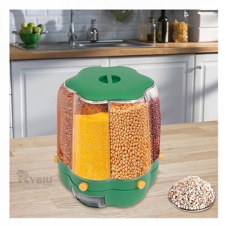 Dispensador Facil de Usar de Menestras 9kg Verde Y+Agendita Dispensador Facil de Usar de Menestras 9kg Verde Y+Agendita