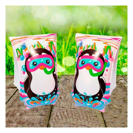 Brazeras para Piscina en Pinguino Y+Papel de Regalo Brazeras para Piscina en Pinguino Y+Papel de Regalo