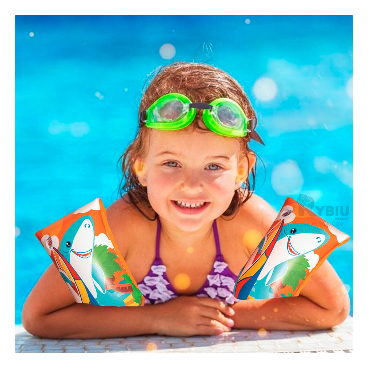 Brazeras para Piscina en Tiburon Y+Papel de Regalo