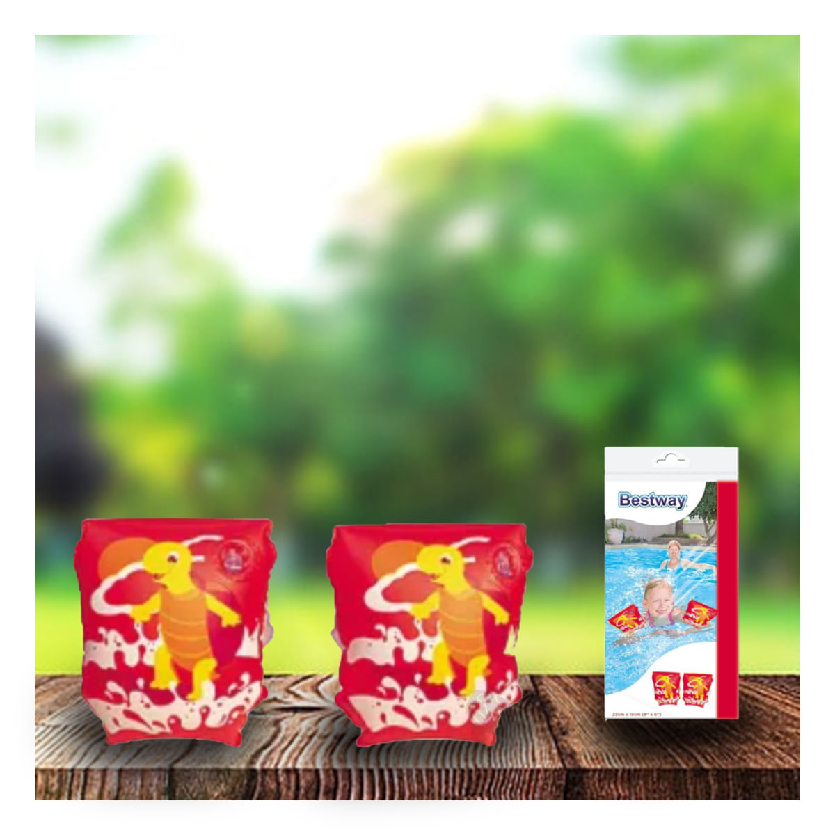 Brazo Impresionante y Sutil en Rojo Y+Papel de Regalo