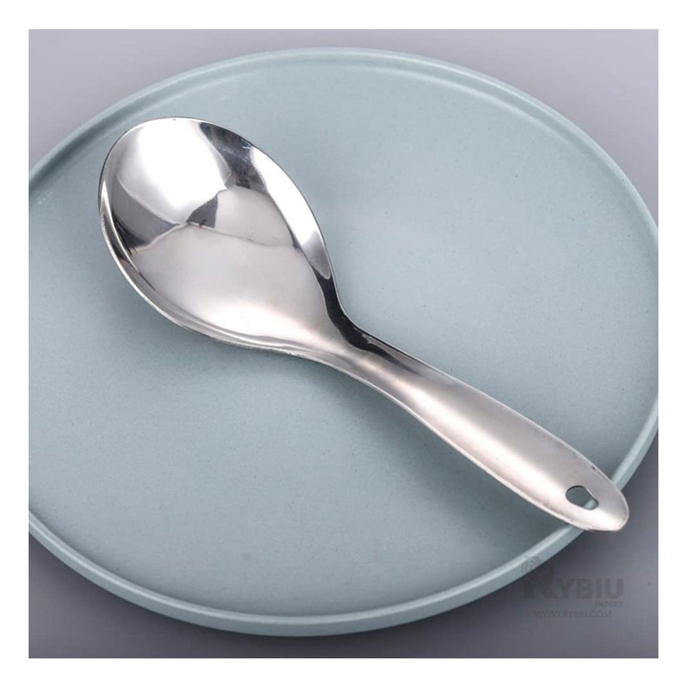 Cucharon Semi Hondo Acero Versatil en Color Plateado Cucharon Semi Hondo Acero Versatil en Color Plateado