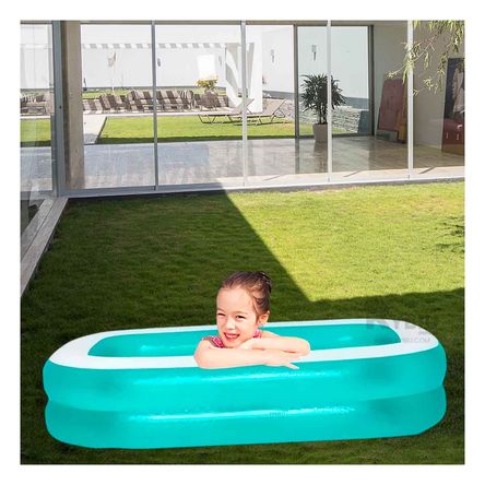Alberca para Infantes Tono Verde Y+Regalo Ligas para Peinar