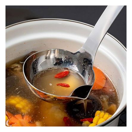 Cubierto Sopero con Filtro en Plateado Y+Post-it adhesivos Cubierto Sopero con Filtro en Plateado Y+Post-it adhesivos