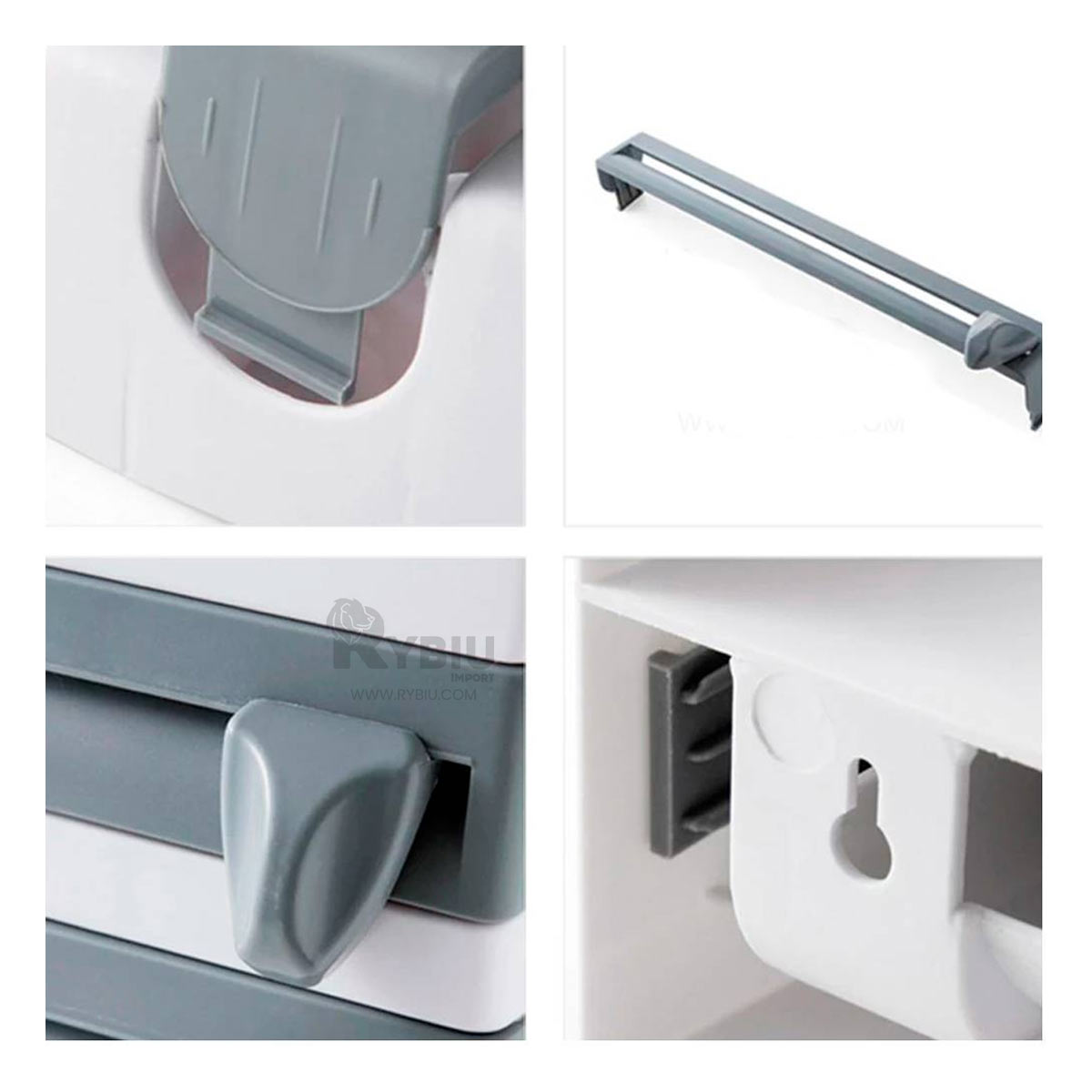 Expendedor Versatil Doble en Color Plomo Y+Post-it adhesivos