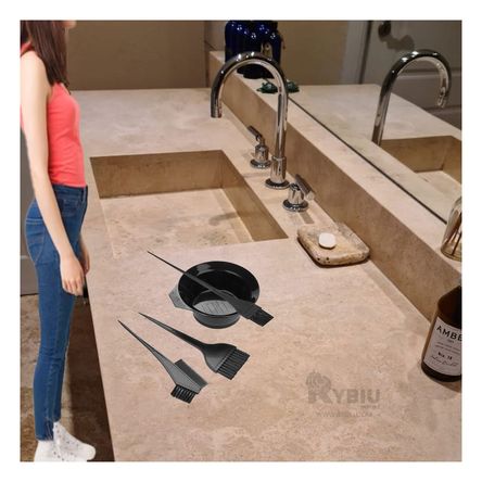 Kit de Piezas Resistentes para Teñir el Cabello Negro