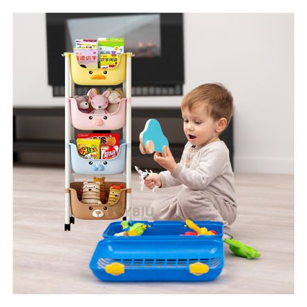 Estante Infantil para Hogar Multicolor Y+Post-it adhesivos Estante Infantil para Hogar Multicolor Y+Post-it adhesivos