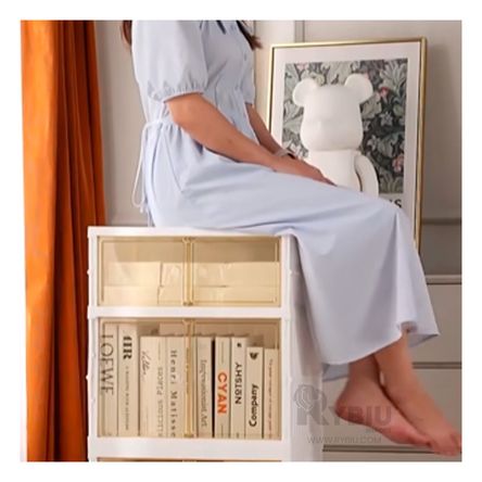 Estante Multifuncional Plegable de Color Blanco Y+Agendita Estante Multifuncional Plegable de Color Blanco Y+Agendita