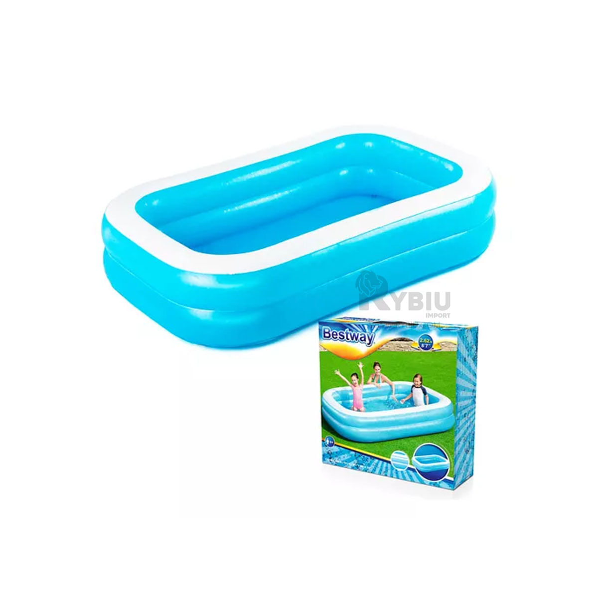 Estanque Segura Relajante en Color Azul Y+Ligas de Regalo