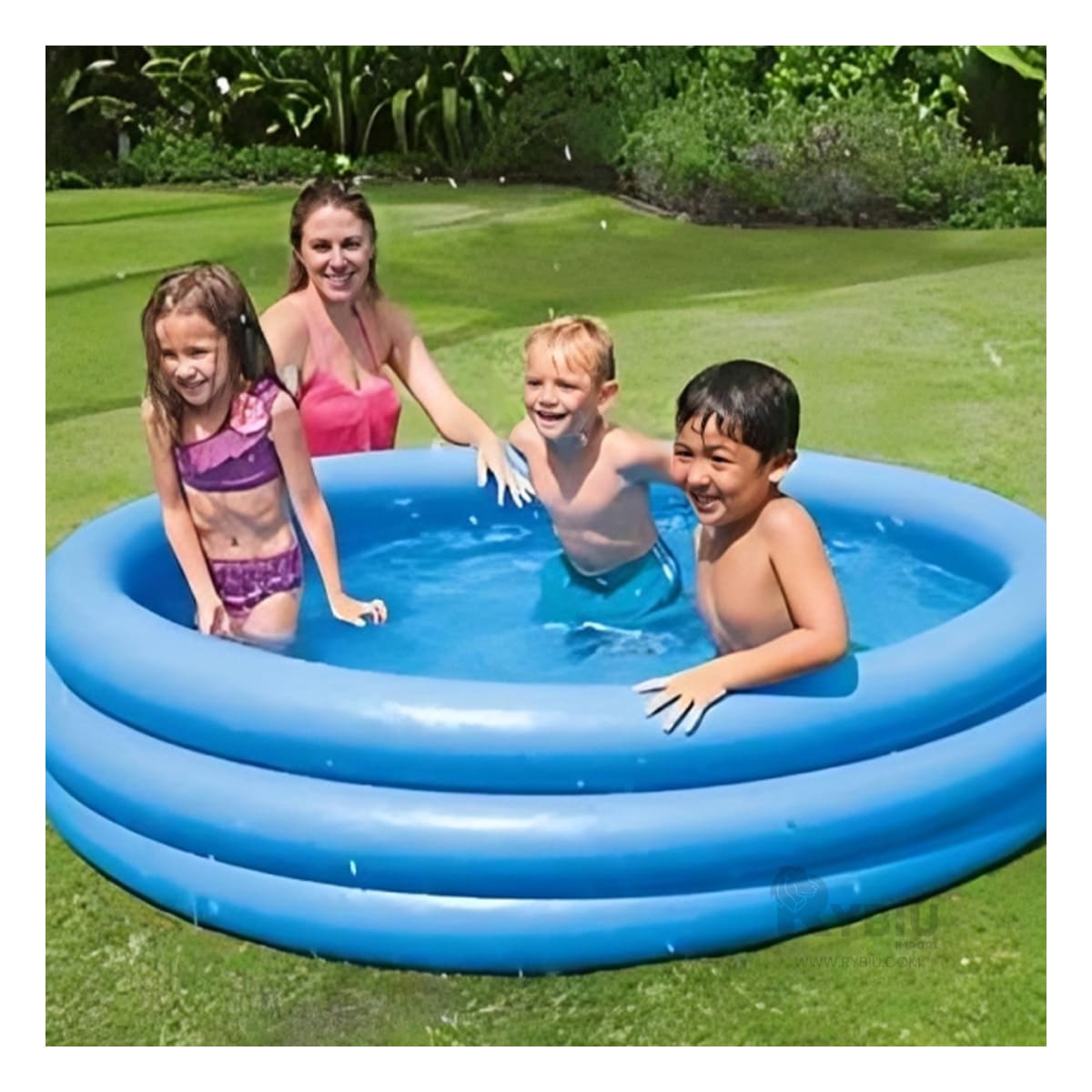 Estanque Extraordinario en Color Azul Y+Post-it Adhesivos