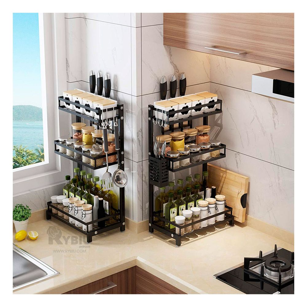 Organizador Multiusos de Color Negro Y+Stickers Organizador Multiusos de Color Negro Y+Stickers