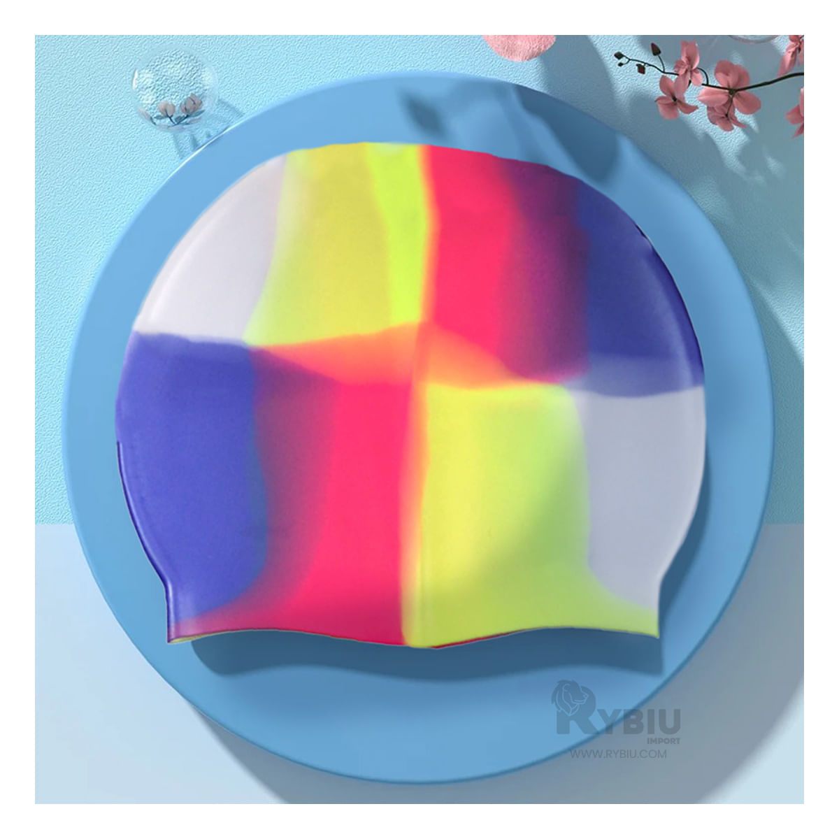 Gorro Moderno de Natacion Gravital en Multicolor