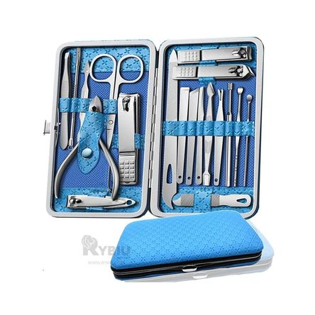 Kit de Acero Inoxidable de Color Celeste Y+Regalo Agendita