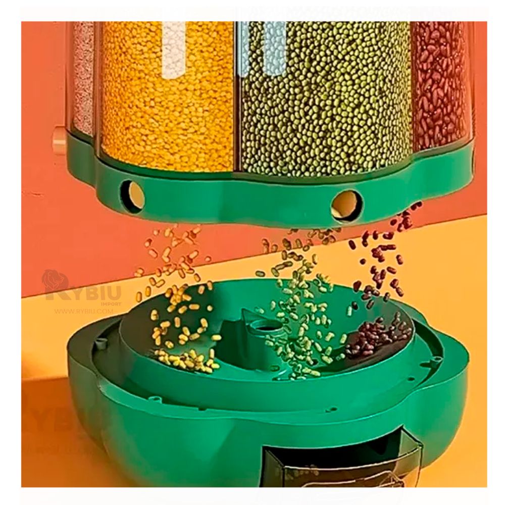 Dispensador Unico de Legumbres 9kg Verde Y+Papel de Regalo Dispensador Unico de Legumbres 9kg Verde Y+Papel de Regalo